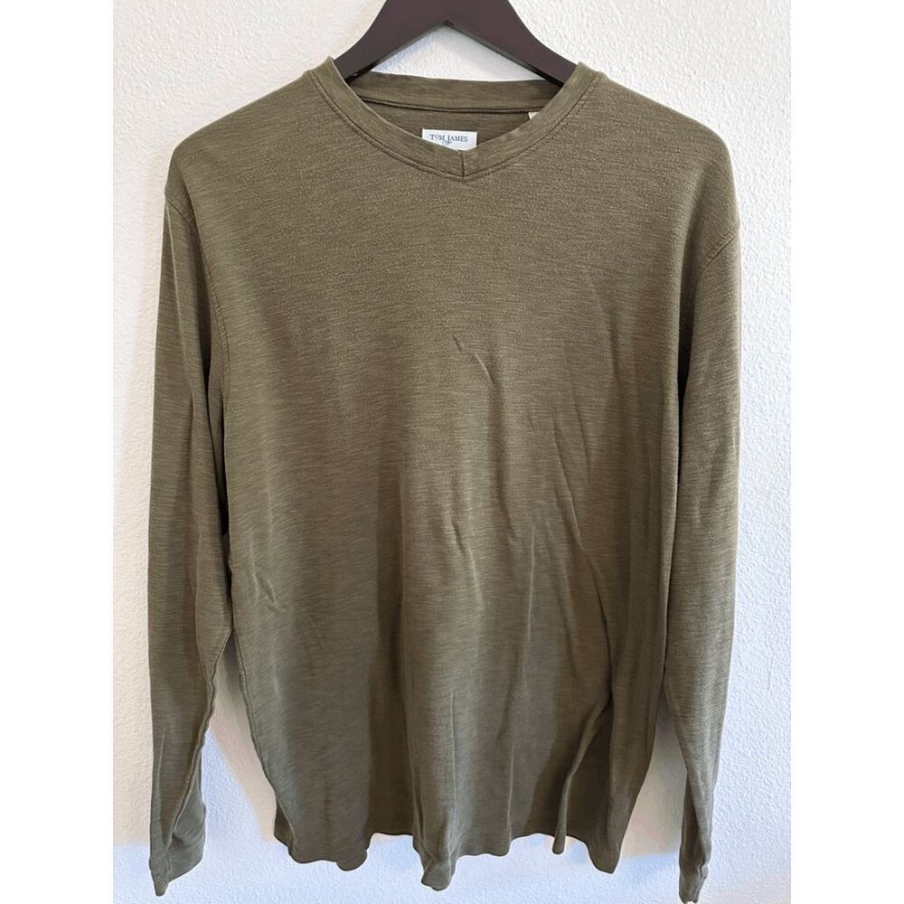 Tom James Long Sleeve V-Neck